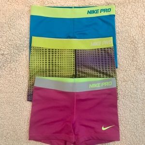 ✨BUNDLE✨ 3 NIKE PRO SPANDEX